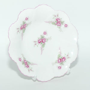 Shelley Dainty shape Bridal Rose round pin dish | Pattern 13545
