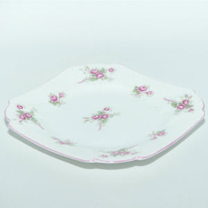 Shelley Dainty shape Bridal Rose square tea plate | Pattern 13545