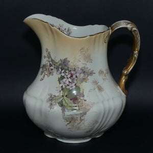 Doulton Burslem Blush Floral pattern water jug