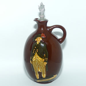 Royal Doulton Kingsware Captain Phillip 1788 - 1938 flask | #2 | with stopper | Dewars