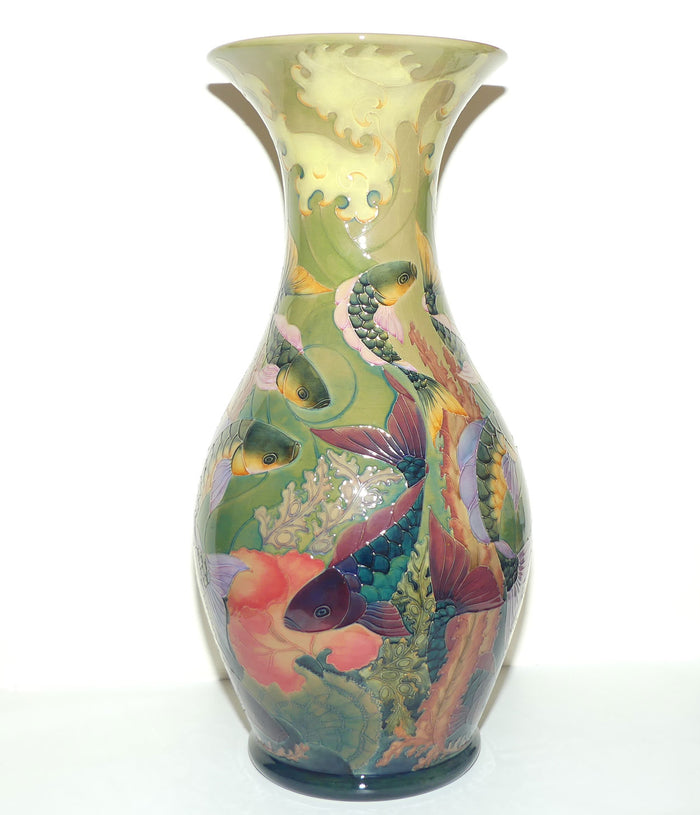 Moorcroft Carp RM26 Prestige vase | LE 49/100
