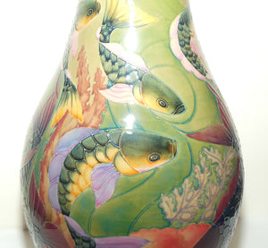 Moorcroft Carp RM26 Prestige vase (Ltd Ed)