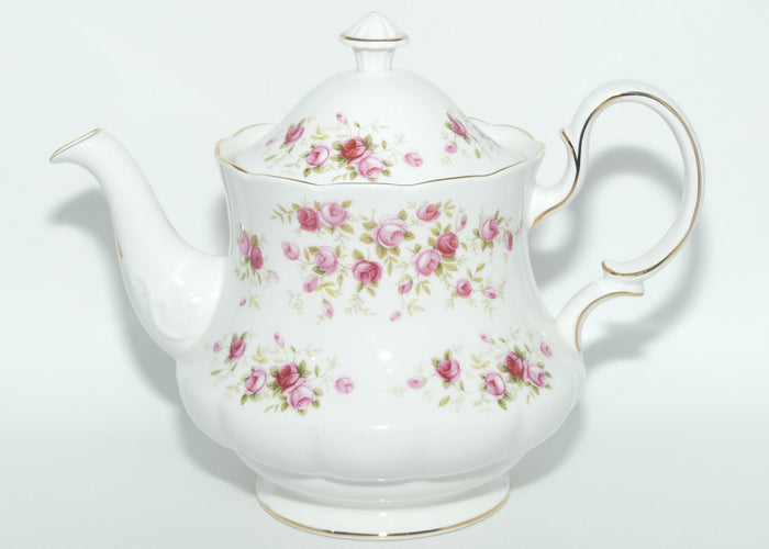 Queen Anne Bone China Cascade Roses tea pot | 1.2 litres