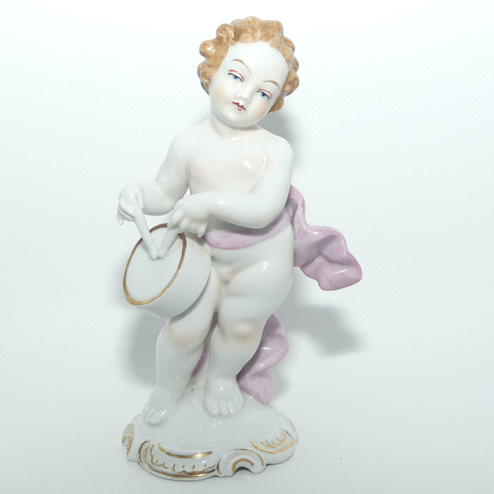 Neutettau Porcelain Bavaria | 3770 | Figure of Putti with Drum