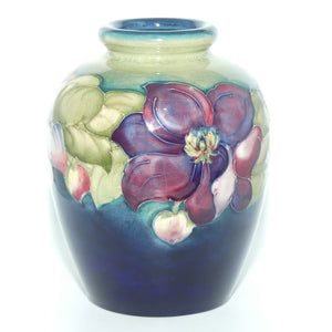Walter Moorcroft Clematis (Blue Green) vase #1