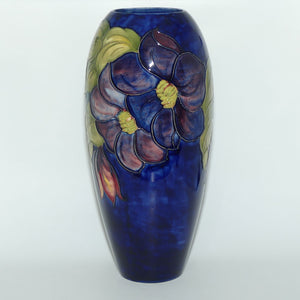 Walter Moorcroft Clematis (Blue) 101/14 vase LARGE