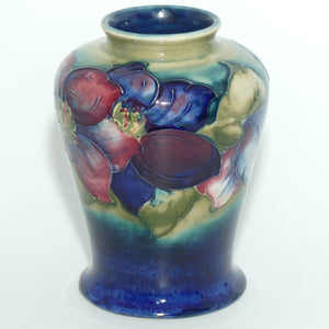Walter Moorcroft Clematis vase | Green to Blue