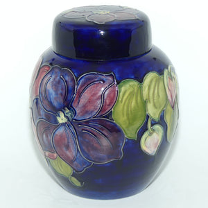 Walter Moorcroft Clematis (Blue) large size lidded ginger jar