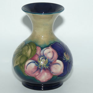 Walter Moorcroft Clematis (Green) flaired and waisted vase