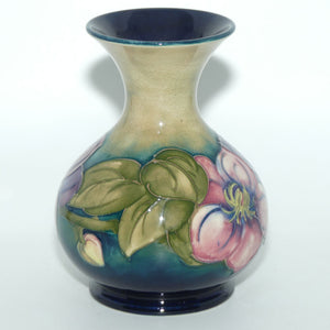 Walter Moorcroft Clematis (Green) flaired and waisted vase