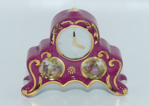 Limoges France Rouge decorative clock