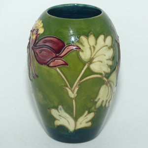 Walter Moorcroft Columbine (Green) 102/5 vase