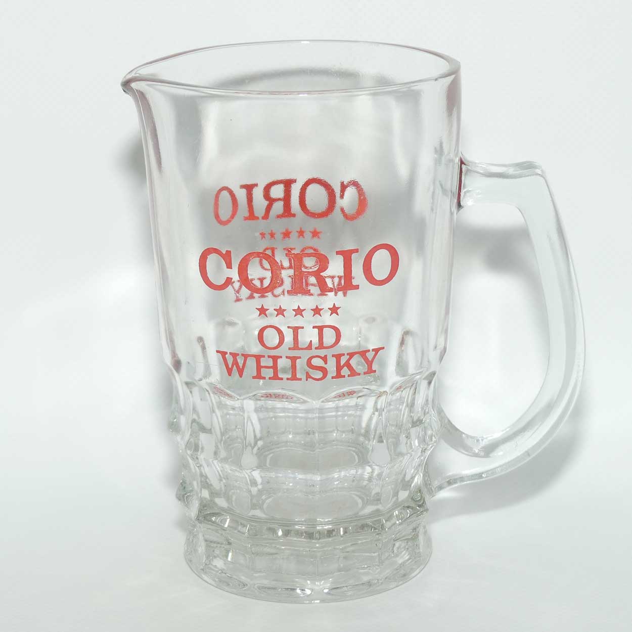 Corio Old Whisky Glass water jug – Roundabout Antiques Corio 