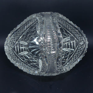 Unusual Multi facetted design Crystal basket