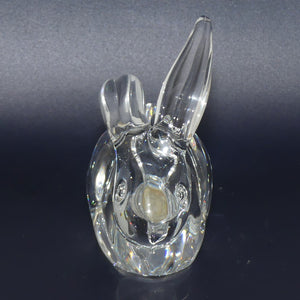 Daum France Crystal Lop Eared Rabbit figure