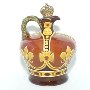 Royal Doulton Kingsware flask | George VI Coronation Crown | Dewars