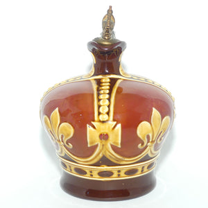 Royal Doulton Kingsware flask | George VI Coronation Crown | Dewars