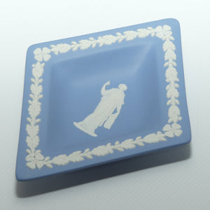 Wedgwood Jasper | White on Pale Blue | Diamond Shape Muse tray | no box