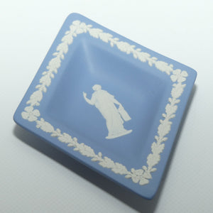 Wedgwood Jasper | White on Pale Blue | Diamond Shape Muse tray | no box