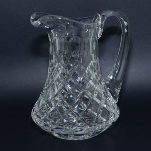 Diamond Cut Crystal jug | Bohemian