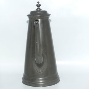 Antique Pewter coffee pot | James Dixon and Sons Sheffield c.1870