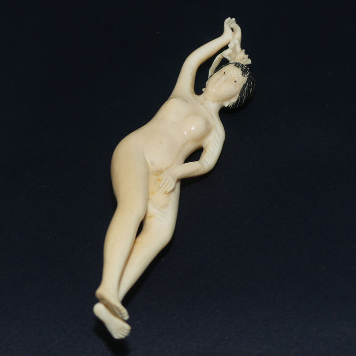 Chinese carved Ivory Doctors Lady | Medicine Lady | 14cms