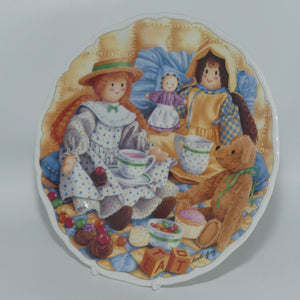 Royal Albert Bone China | Dolls and Friends series | The Tea Party plate