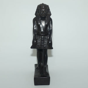 Antique Basalt carved figure | Egyptian deity | King Ramses