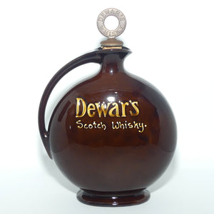 Royal Doulton Kingsware flask | Falstaff | Green tone | Dewars