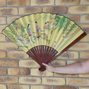 Vintage Japanese Fan Wall hanging