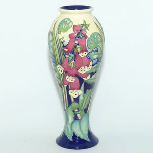 Moorcroft Ferns and Foxgloves 75/10 vase |LE 1/30