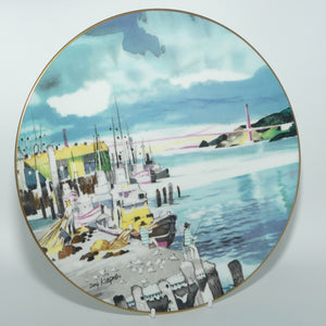 Royal Doulton Dong Kingman plate #1 | Fisherman's Wharf San Francisco