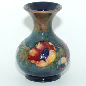 William Moorcroft Flambe Anemone Bulbous Shape vase | Flambe Tints