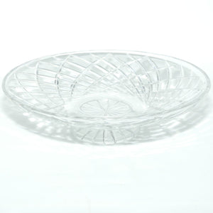 Nice quality Fancy Swirl Cut Crystal bowl | Flat shape