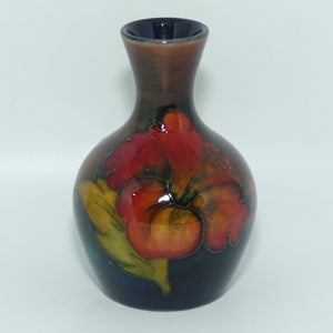 Walter Moorcroft Flambe Hibiscus miniature vase