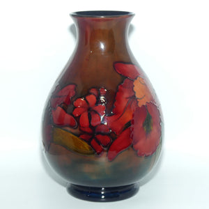 Walter Moorcroft Flambe Orchid 7/9 vase