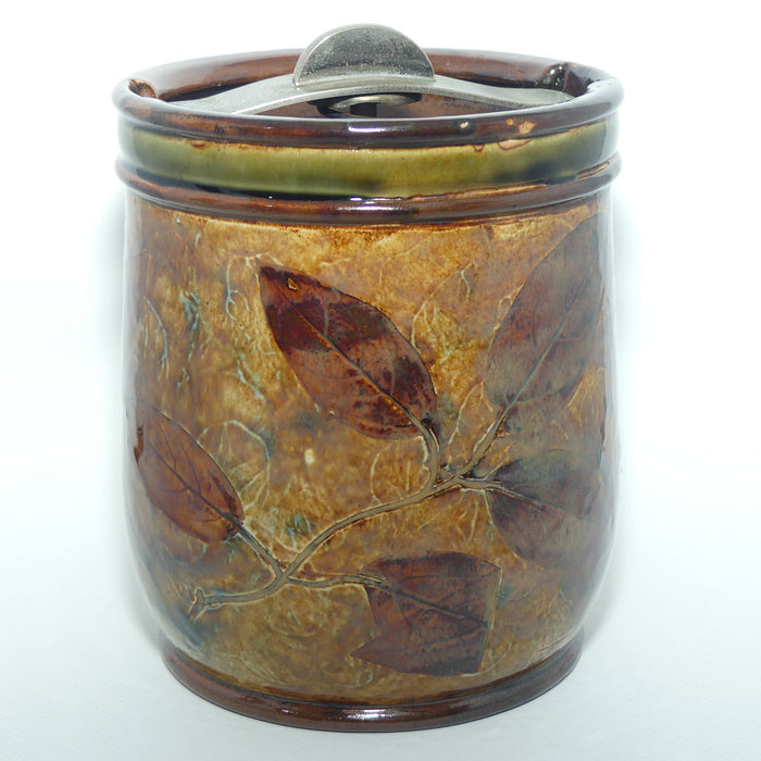 Royal Doulton Lambeth Natural Foliage tobacco jar | tobacco humidor X8531