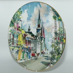 Royal Doulton Dong Kingman plate #2 | French Quarter New Orleans | boxed