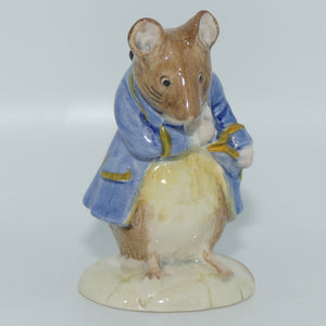 Royal Albert Beatrix Potter Gentleman Mouse Made a Bow | BP6a