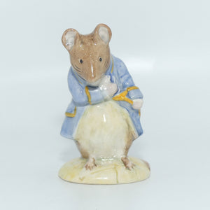Royal Albert Beatrix Potter Gentleman Mouse Made a Bow | BP6a | #1