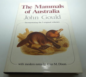 Reference Book | The Mammals of Australia by John Gould | modern notes by Joan M. Dixon