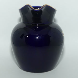 Wade Regicor Grants Scotch Whisky water jug | Dark Blue and Gold