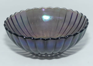Light Grey or Gunmetal Carnival Glass small bowl