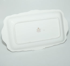Royal Albert Bone China Lady Carlyle rectangular sandwich tray | © 1946 Royal Albert Ltd stamp