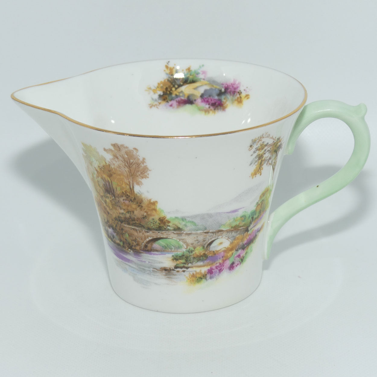 Shelley Perth shape Heather pattern milk jug – Roundabout Antiques