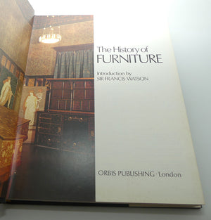 Reference Book | The History of Furniture | Orbis | Introduction by Sir Francis Watson