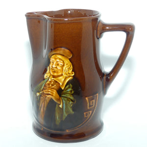 Royal Doulton Kingsware jug | Hogarth | Middle | Motto: It is Hard for an Empty Bag to Stand Upright