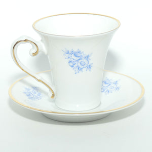 Hutschenreuther Selb Germany | Classical Blue and White Floral Demi tasse duo