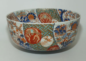 Superb 19th Century Japanese Imari bowl on wooden stand
