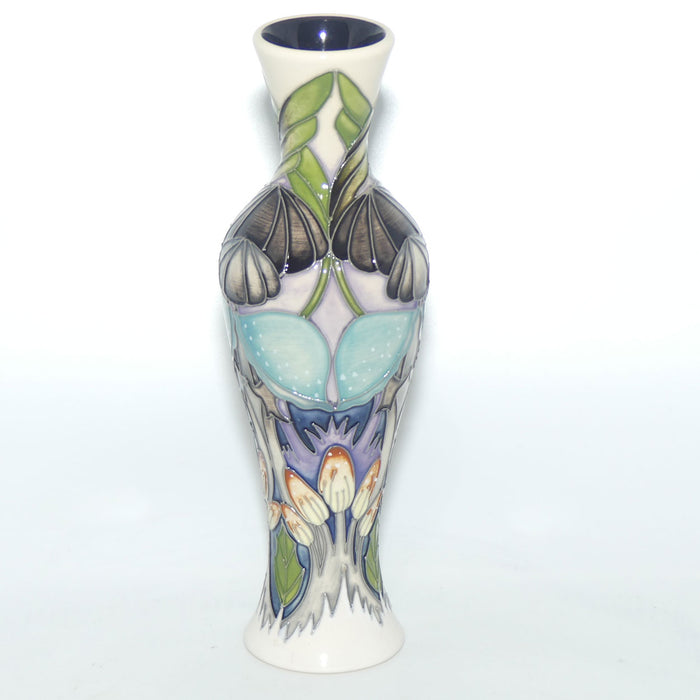 Moorcroft Indigo Lace 93/8 vase
